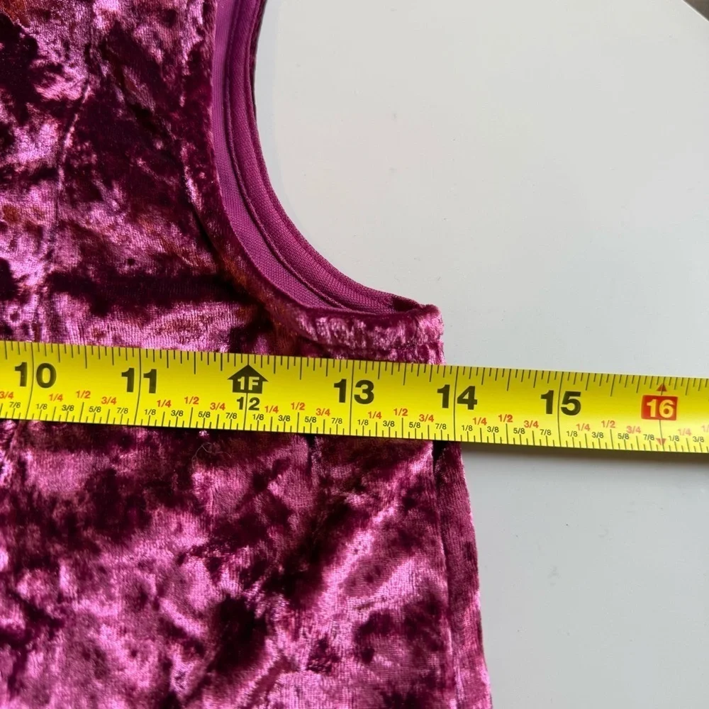 Hannah Banana Jeweled Velvet A-Line Holiday Party Dress Fuchsia Pink Girls 10